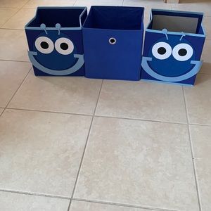 3 piece folding storage cubes set